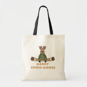 Merry Chris-Moose T-shirts en cadeautjes Tote Bag (Voorkant)