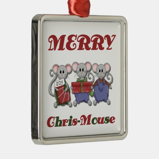 Merry Chris-Mouse Keepsake Ornament (Rechts)