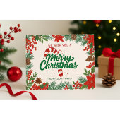 merry chrismas in u briefkaart