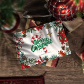 merry chrismas in u briefkaart