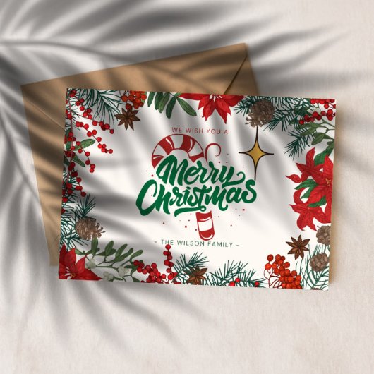 merry chrismas in u briefkaart