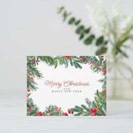 merry chrismas in u briefkaart