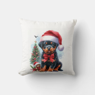 Merry Chrismas mijn kleine rottweiler Kussen