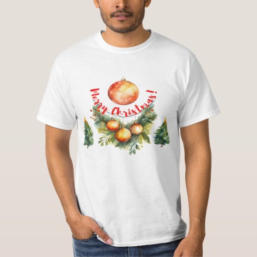 Merry Chrismas T-shirt (Voorkant)