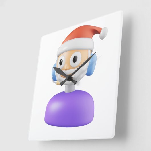 MERRY CHRISMAS VIERKANTE KLOK (Hoek)