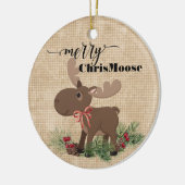 Merry ChrisMoose Keramisch Ornament (Links)