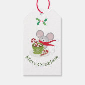 Merry ChrisMouse, Holiday Mouse Cadeaulabel (Voorkant)