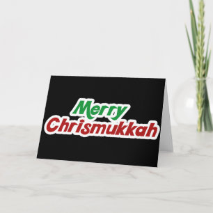 Merry Chrismukkah Feestdagen Kaart