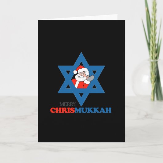 Merry Chrismukkah - Feestdagen Kaart (Voorkant)