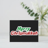 Merry Chrismukkah Feestdagenkaart (Staand voorkant)
