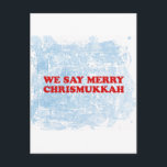 merry chrismukkah feestdagenkaart<br><div class="desc">merry chrismukkah</div>