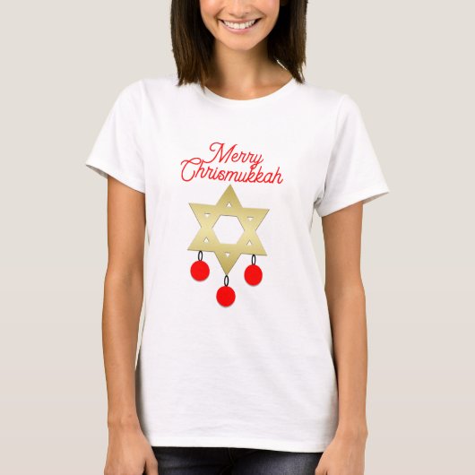 Merry Chrismukkah Fun T Shirt (Voorkant)