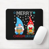 Merry Chrismukkah Funny Gnomes Christmas And Hanuk Muismat (Met muis)