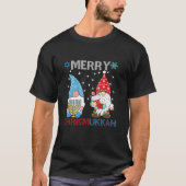 Merry Chrismukkah Funny Gnomes T Shirt (Voorkant)