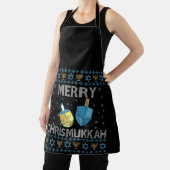 Merry Chrismukkah Funny Jewish Hanukkah Holiday Schort (Insitu)