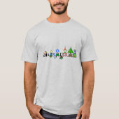 Merry Chrismukkah Graphic Fun T-Shirt (Voorkant)