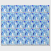 Merry Chrismukkah Hannukah Holiday Wrapping paper Cadeaupapier (Vlak)