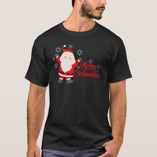 Merry Chrismukkah Hanukkah en Kerstmis Ugly Swea T-shirt (Voorkant)