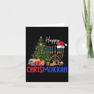 Merry Chrismukkah Happy Christmas Chanoeka 2 Kaart
