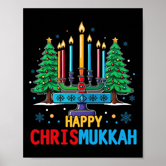 Merry Chrismukkah Happy Christmas Chanoeka 3 Poster (Voorkant)