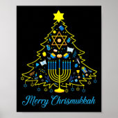 Merry Chrismukkah Happy Kersthanukkah Poster (Voorkant)