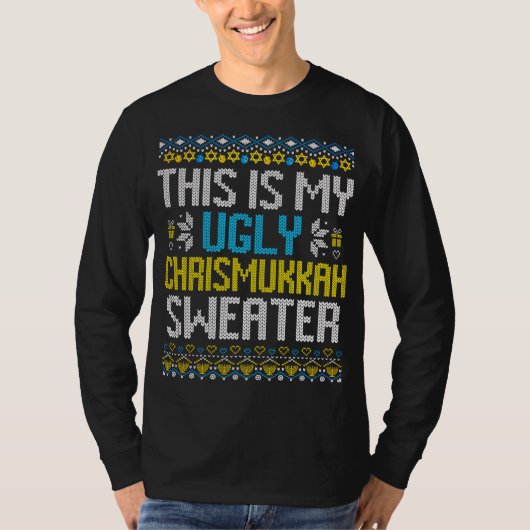 Merry Chrismukkah Happy Kersthanukkah T-shirt (Voorkant)