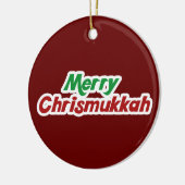 Merry Chrismukkah Keramisch Ornament (Links)