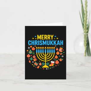Merry Chrismukkah Merry Christmas Happy Chanukah J Kaart
