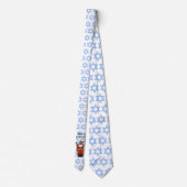 Merry Chrismukkah Necktie met Santa Stropdas (Achterkant)