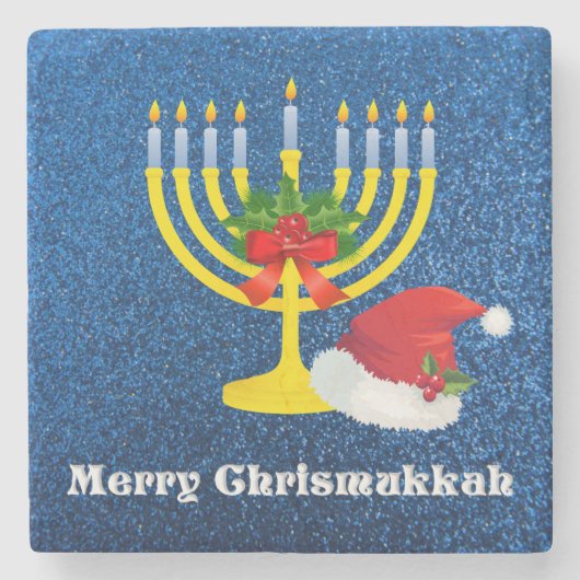 Merry Chrismukkah Onderzetter (Voorkant)