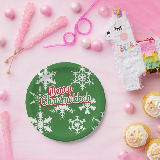 Merry Chrismukkah Papieren Bordje (Feest)