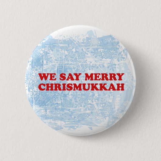 merry chrismukkah ronde button 5,7 cm (Voorkant)