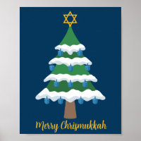Merry Chrismukkah Schattige Chanoeka Christmas