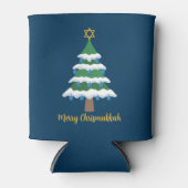 Merry Chrismukkah Schattige Chanoeka Kerstfeest Blikjeskoeler (Voorkant)