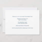 Merry Chrismukkah Schattige Chanoeka Kerstfeest Kaart (Achterkant)