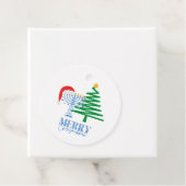 Merry Chrismukkah Simple Favor Gift Label (In situ)