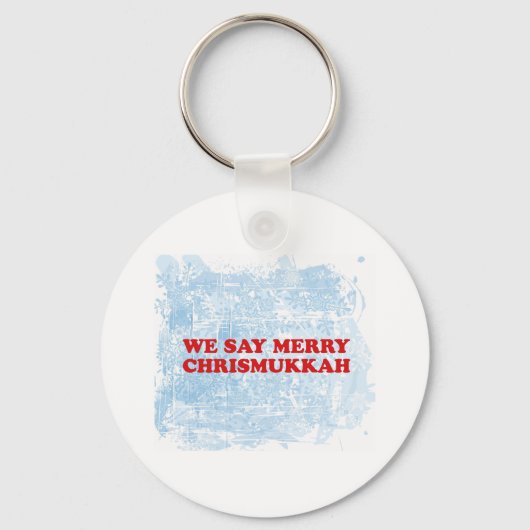 merry chrismukkah sleutelhanger (Voorkant)