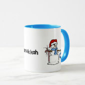 Merry Chrismukkah Snowman Mok (Voorkant rechts)