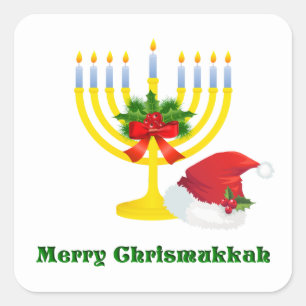 Merry Chrismukkah Stickers