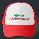 Merry Chrismukkah Trucker Pet<br><div class="desc">Merry Chrismukkah Hanukkah Kerstmis</div>