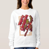 Merry Chrisrmas Holidays Pixel Art T-Shirt (Voorkant)