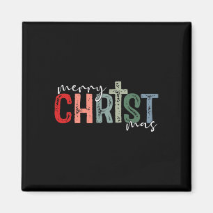Merry Christ Mas Christelijk God Matching Christma Magneet