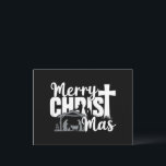 Merry Christ Mas Christelijke KerstJezus Familie Feestdagenkaart<br><div class="desc">Merry Christ Mas Christelijke KerstJezus Familie</div>