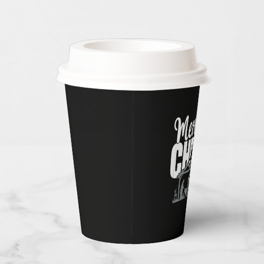 Merry Christ Mas Christelijke KerstJezus Familie Papieren Bekers (Rechts)