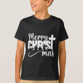 Merry Christ Mas Christian Christmas Jesus Christm T-shirt (Voorkant)