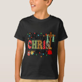 Merry Christ Mas Christian Christmas Jesus Christm T-shirt (Voorkant)