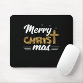 Merry Christ Mas Funny Christmas Family Matching G Muismat (Met muis)