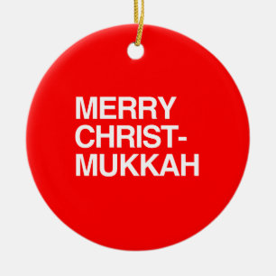 MERRY CHRIST-MUKKAH -.png Keramisch Ornament