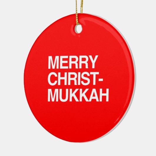 MERRY CHRIST-MUKKAH -.png Keramisch Ornament (Links)