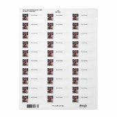 Merry Christ Reindeer Etiket (Full Sheet)
